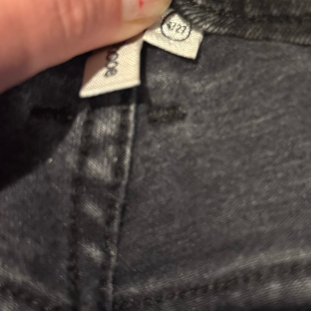 Good American good legs washed Black Jeans 27/4 - Picture 8 of 9